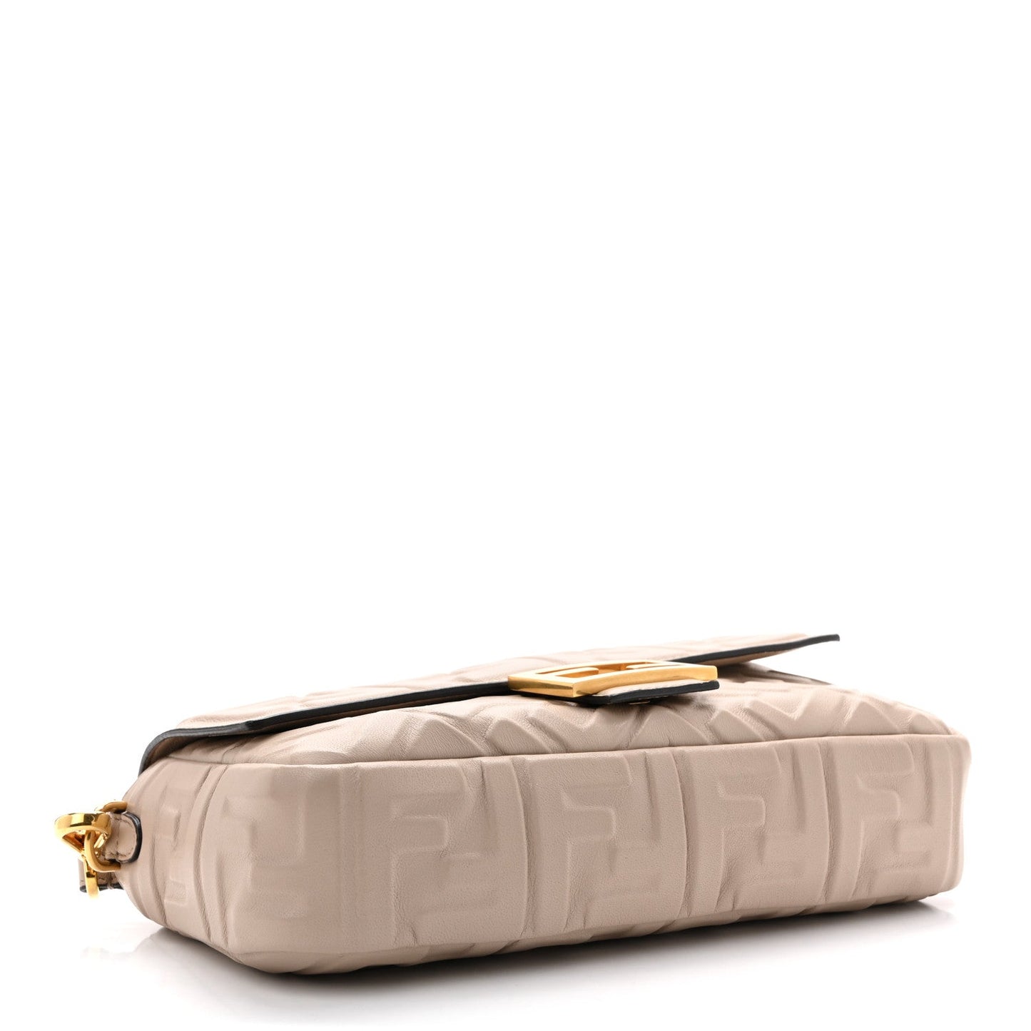 Nappa FF 1974 Embossed Baguette Camelia