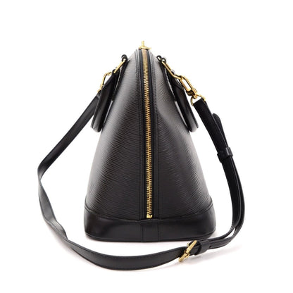 Louis Vuitto Alma PM Black Epi Leather with Shoulder Strap