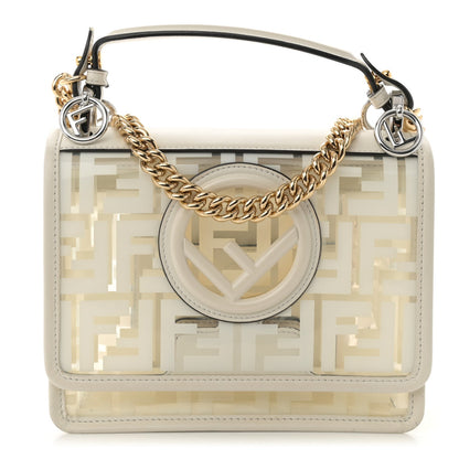 TPU FF Vitello Century F is Fendi Small Kan I Shoulder Bag White