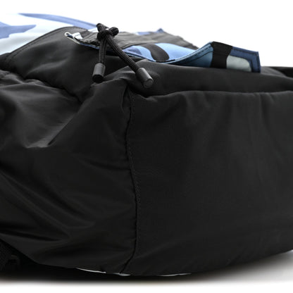 Nylon Camouflage Backpack Blue