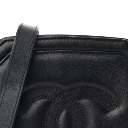 Lambskin CC Octagon Camera Case Black