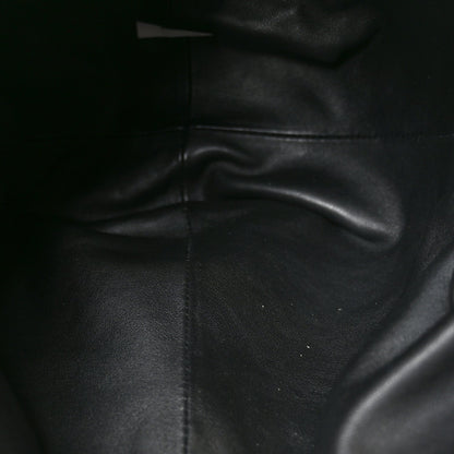 Calfskin Teen Double Knot Hobo Black