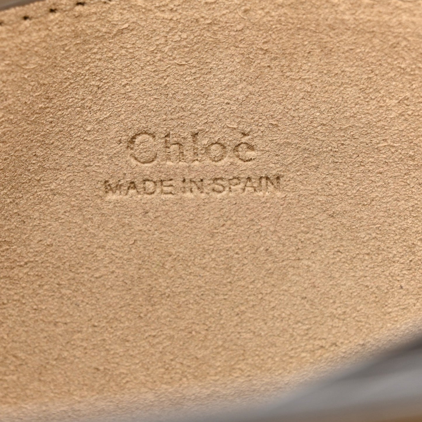 Suede Calfskin Small Faye Shoulder Bag Tobacco