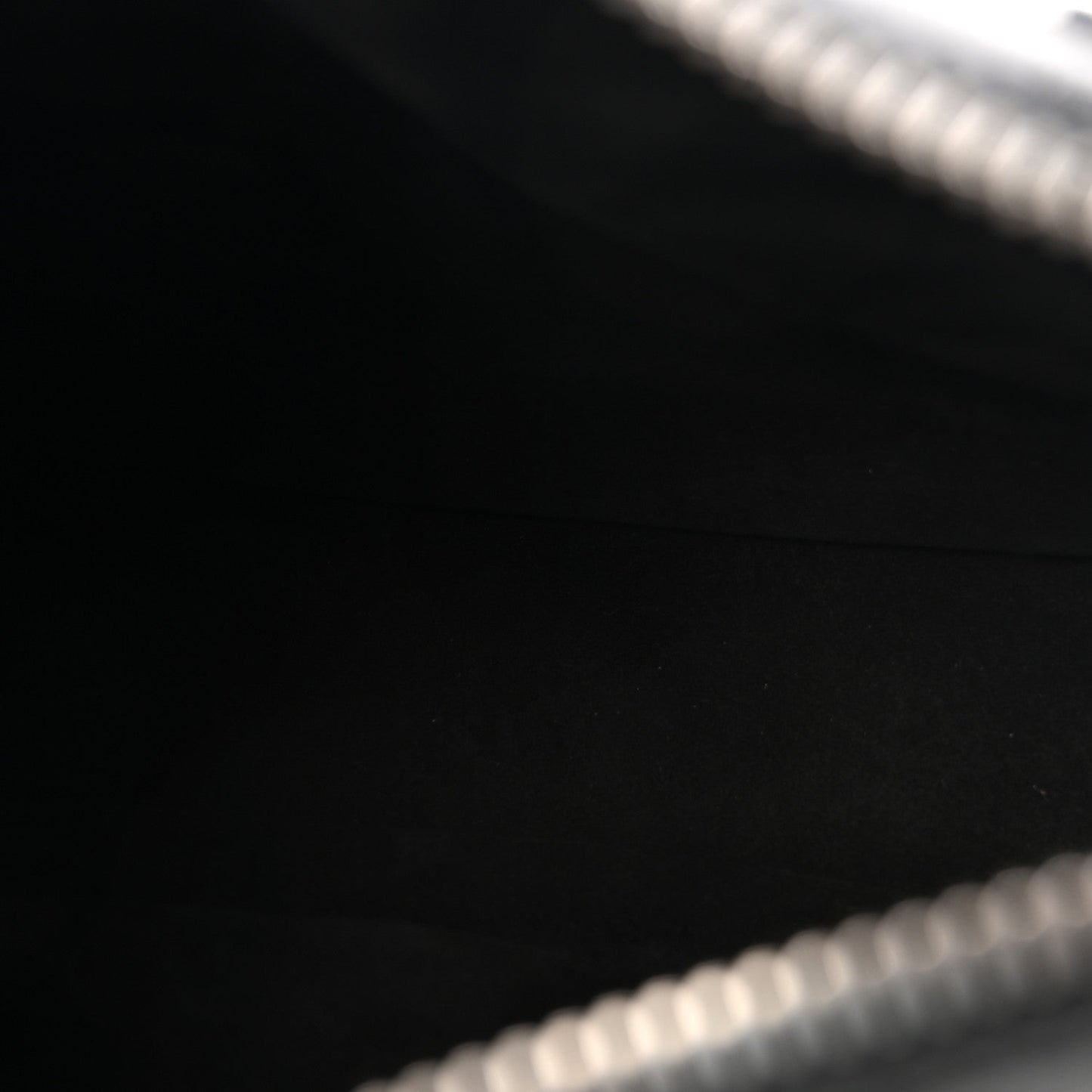 Shiny Grained Calfskin Small Marcie Bag Black