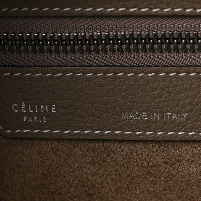 Drummed Calfskin Micro Luggage Souris