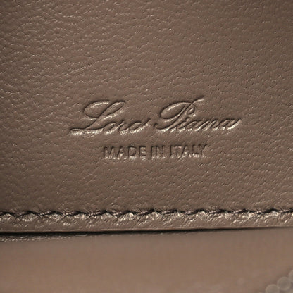 Grained Calfskin Extra Pocket Mini Pouch Warm Mastic