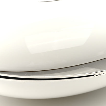 Resin CC Evening On The Moon Minaudiere White