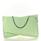 Patent Psychic Loubitwist Clutch Studio Green