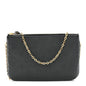 Empreinte Double Zip Pochette Black