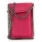 Shaggy Deer Phone Holder Crossbody Hot Pink