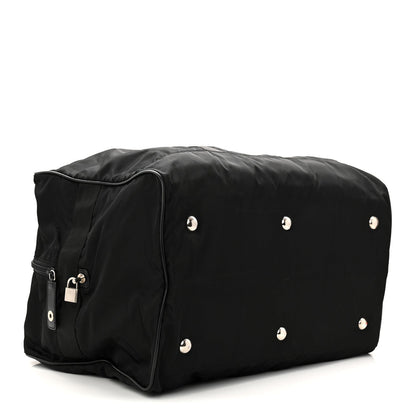 Tessuto Nylon Saffiano Carry On Travel Bag Black