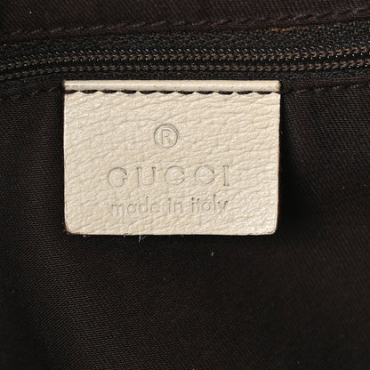 Monogram Medium Abbey Shoulder Bag Off White
