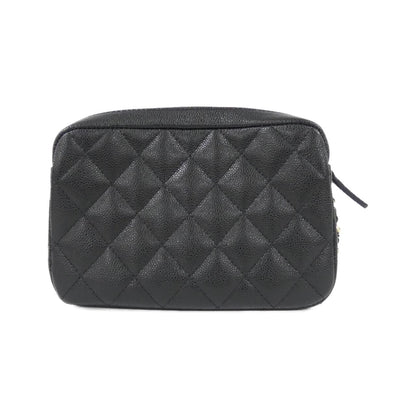 Chanel Timeless Classic Line Caviar Skin Chain Clutch
