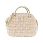 Chanel AP3354 Cotton Wool Tweed Chain Clutch