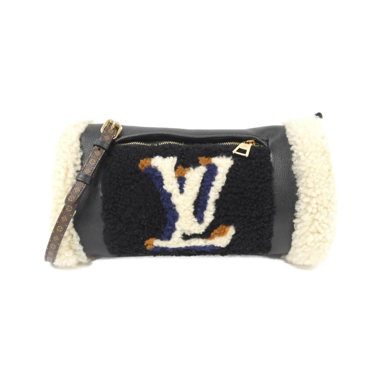 Louis Vuitton Mansion Mouton Teddy Calf Silk Shearling Shoulder Bag