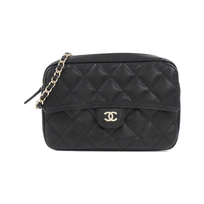 Chanel Timeless Classic Line Caviar Skin Chain Clutch