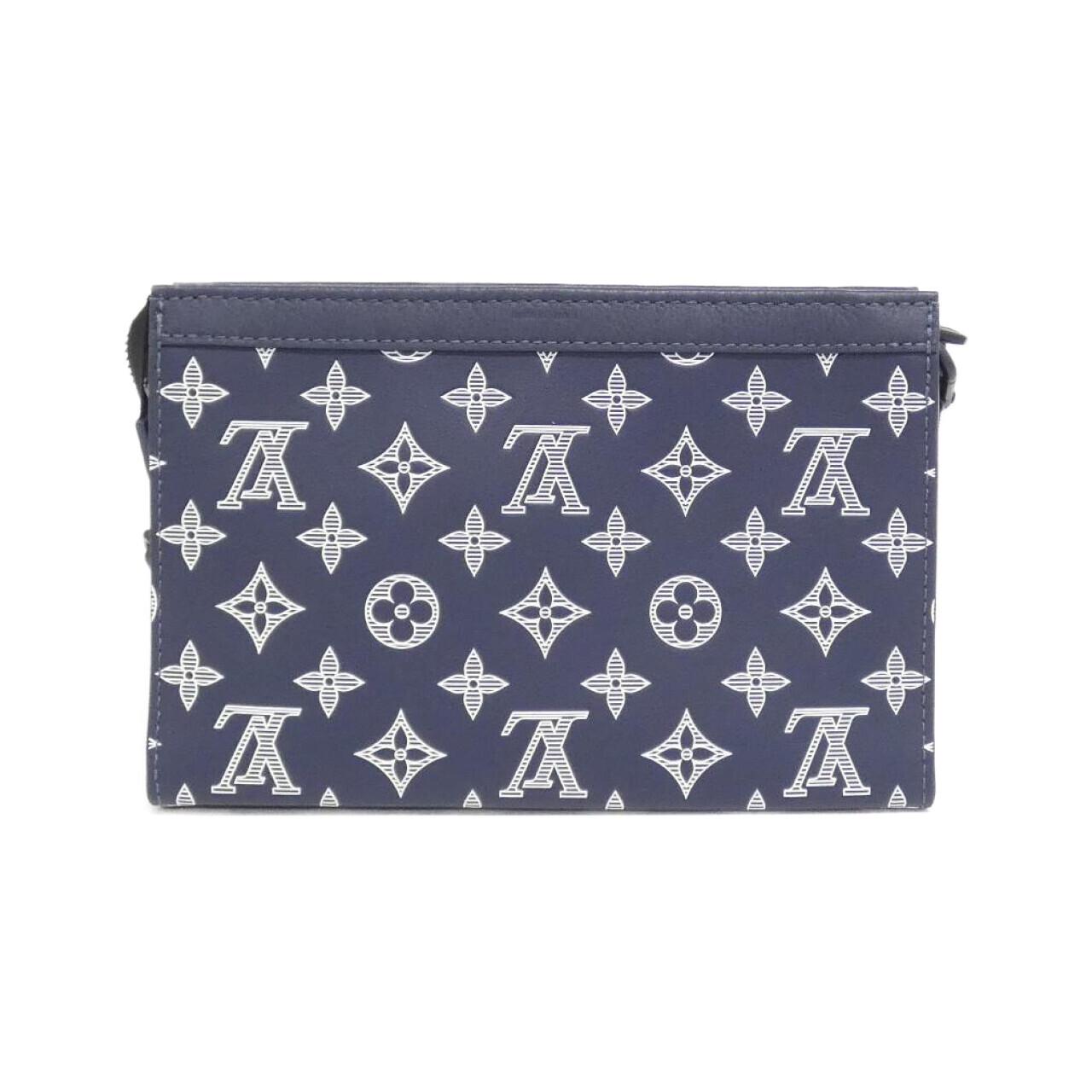 Louis Vuitton Monogram Shadow Gaston Wearable Wallet Calf Shoulder Bag