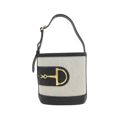 Gucci GUCCI 73 Canvas Leather Shoulder Bag
