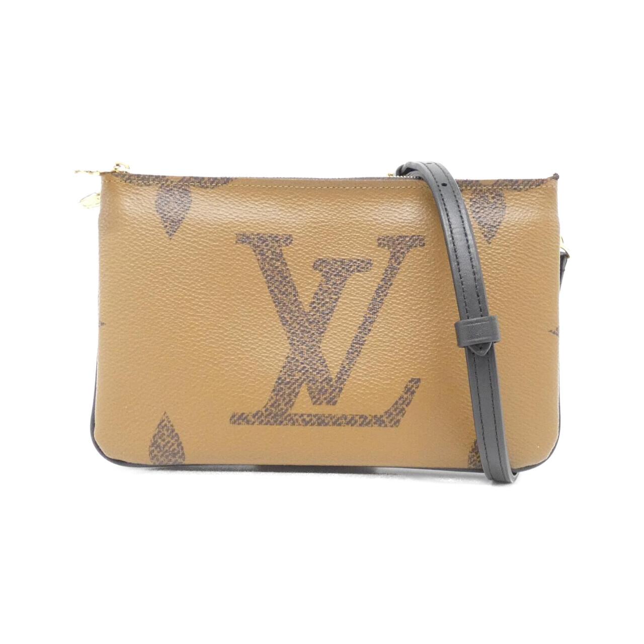 Louis Vuitton Pochette Double Zip Monogram Shoulder Bag