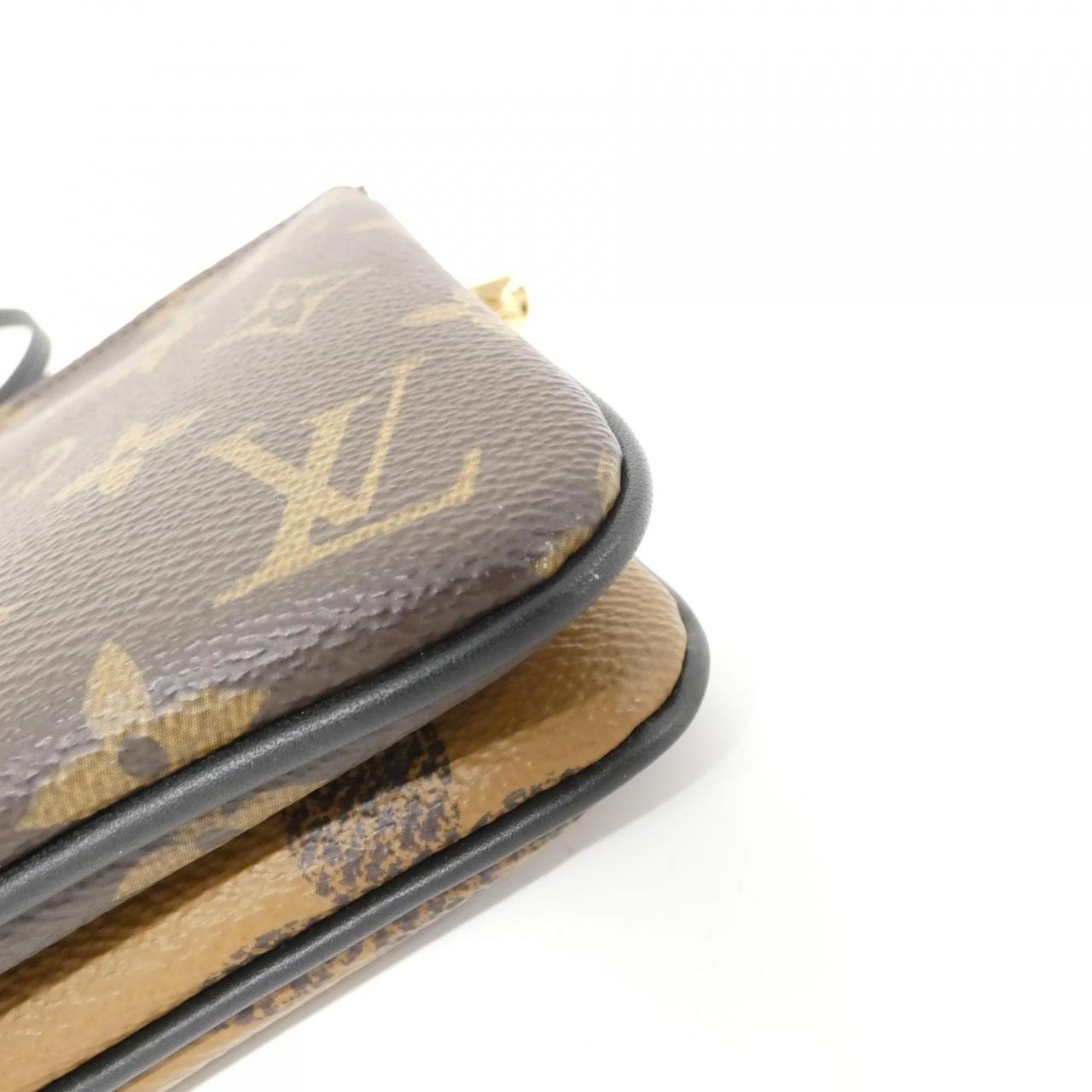Louis Vuitton Pochette Double Zip Monogram Shoulder Bag