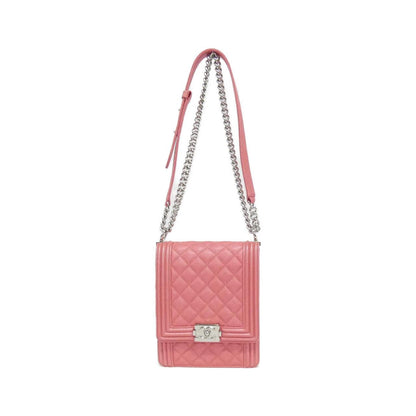 Chanel Boy Chanel Metallic Caviar Shoulder Bag