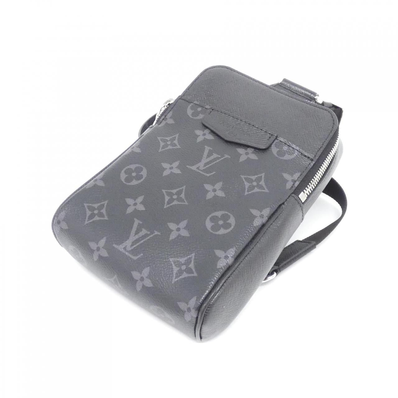 Louis Vuitton Taiga Lama Outdoor Sling Bag Coated Canvas Shoulder Bag