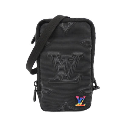 Louis Vuitton 2054 Double Phone Pouch Nylon Shoulder Bag