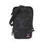 Louis Vuitton 2054 Double Phone Pouch Nylon Shoulder Bag