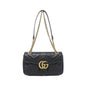 Gucci GG MARMONT Quilted Chevron Leather Shoulder Bag