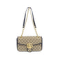 Gucci GG MARMONT GG Canvas Leather Shoulder Bag