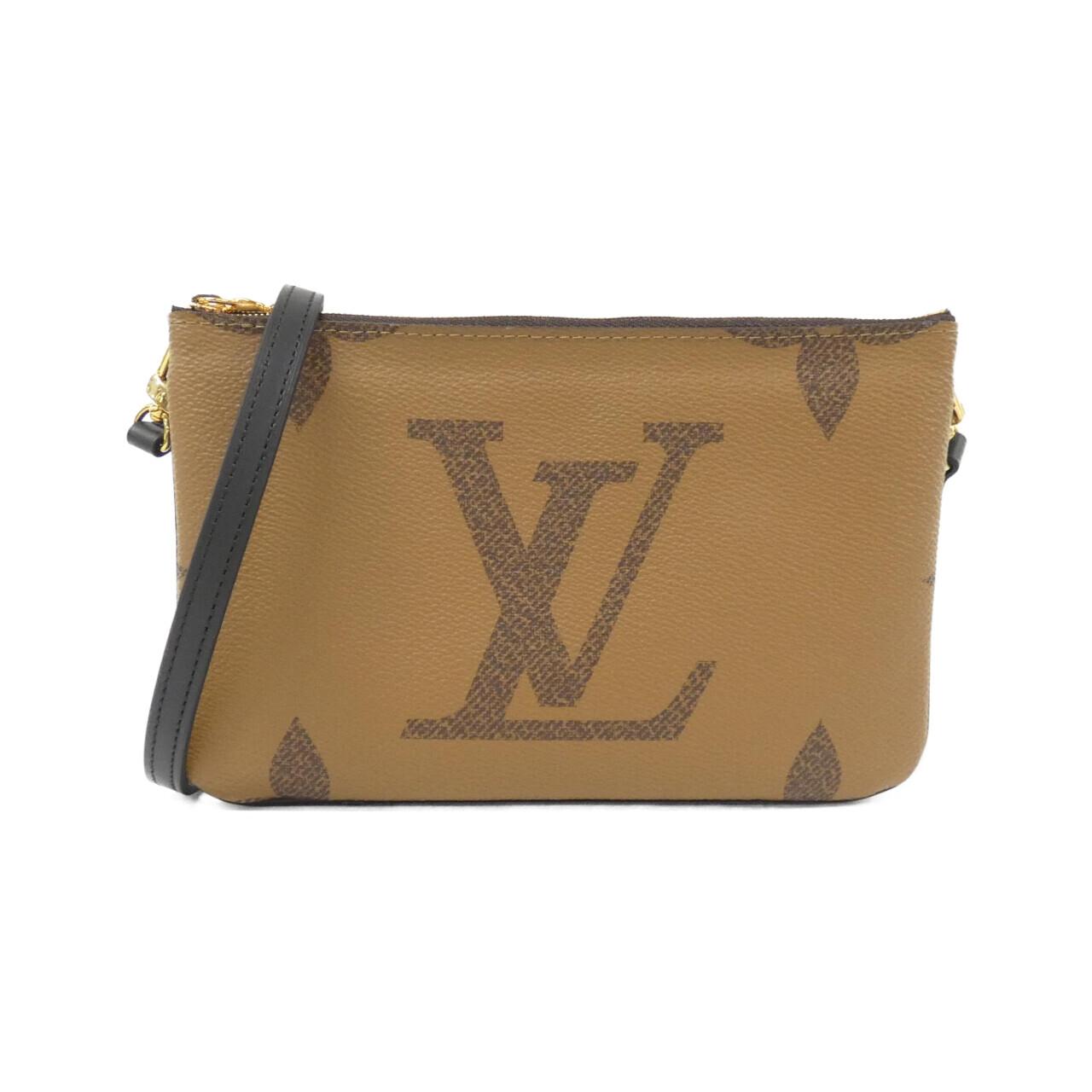 Louis Vuitton Pochette Double Zip Monogram Shoulder Bag