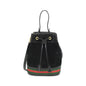 Gucci Ophidia Suede Enamel Shoulder Bag