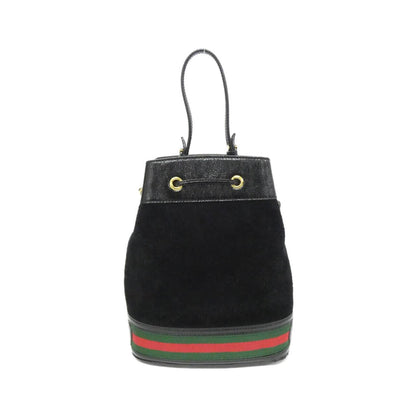 Gucci Ophidia Suede Enamel Shoulder Bag