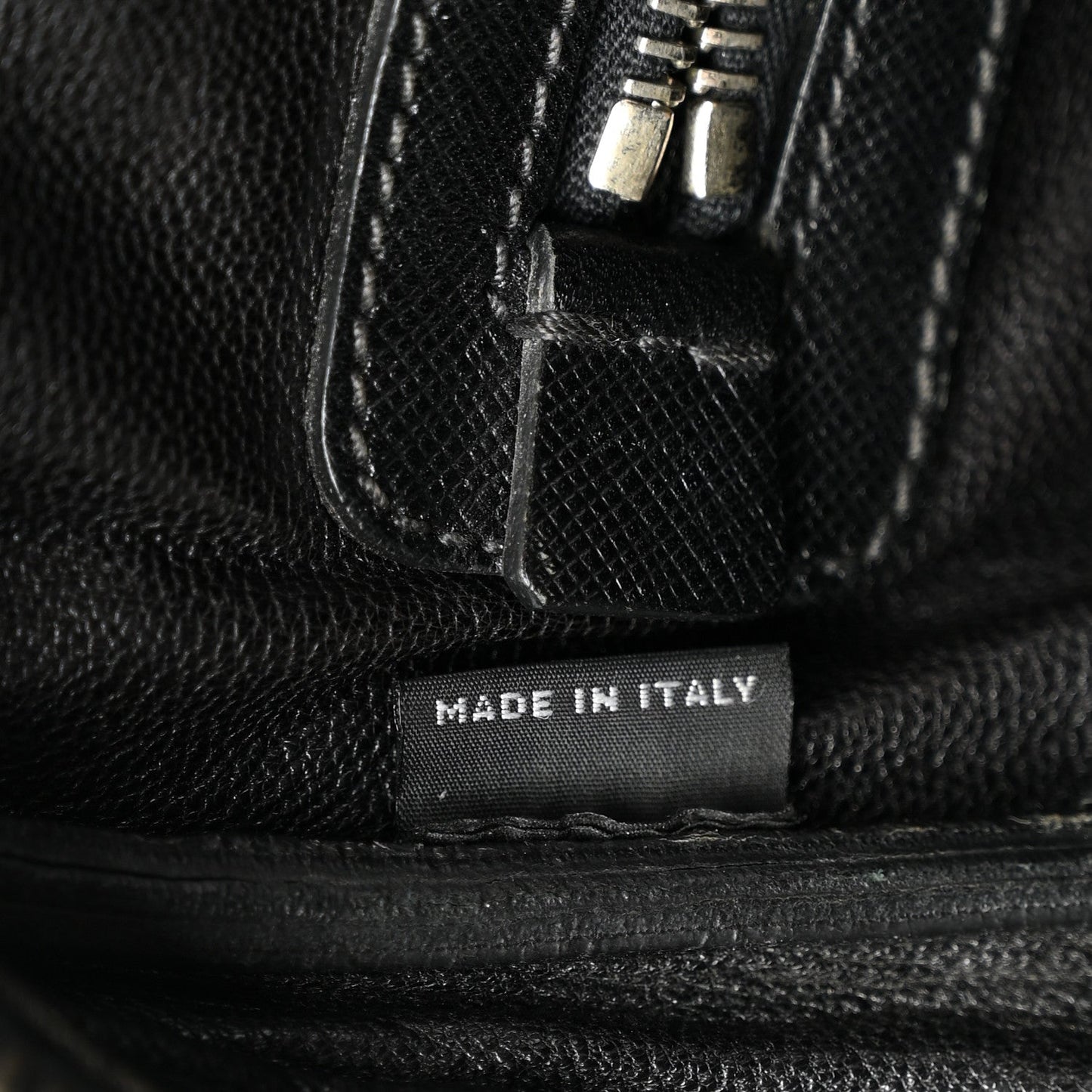 Saffiano Travel Briefcase Black