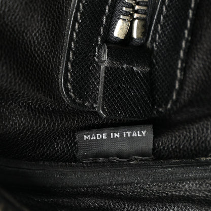 Saffiano Travel Briefcase Black