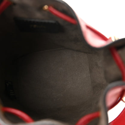 Vitello Cruise F is Fendi Mini Mon Tresor Bucket Bag Fragola