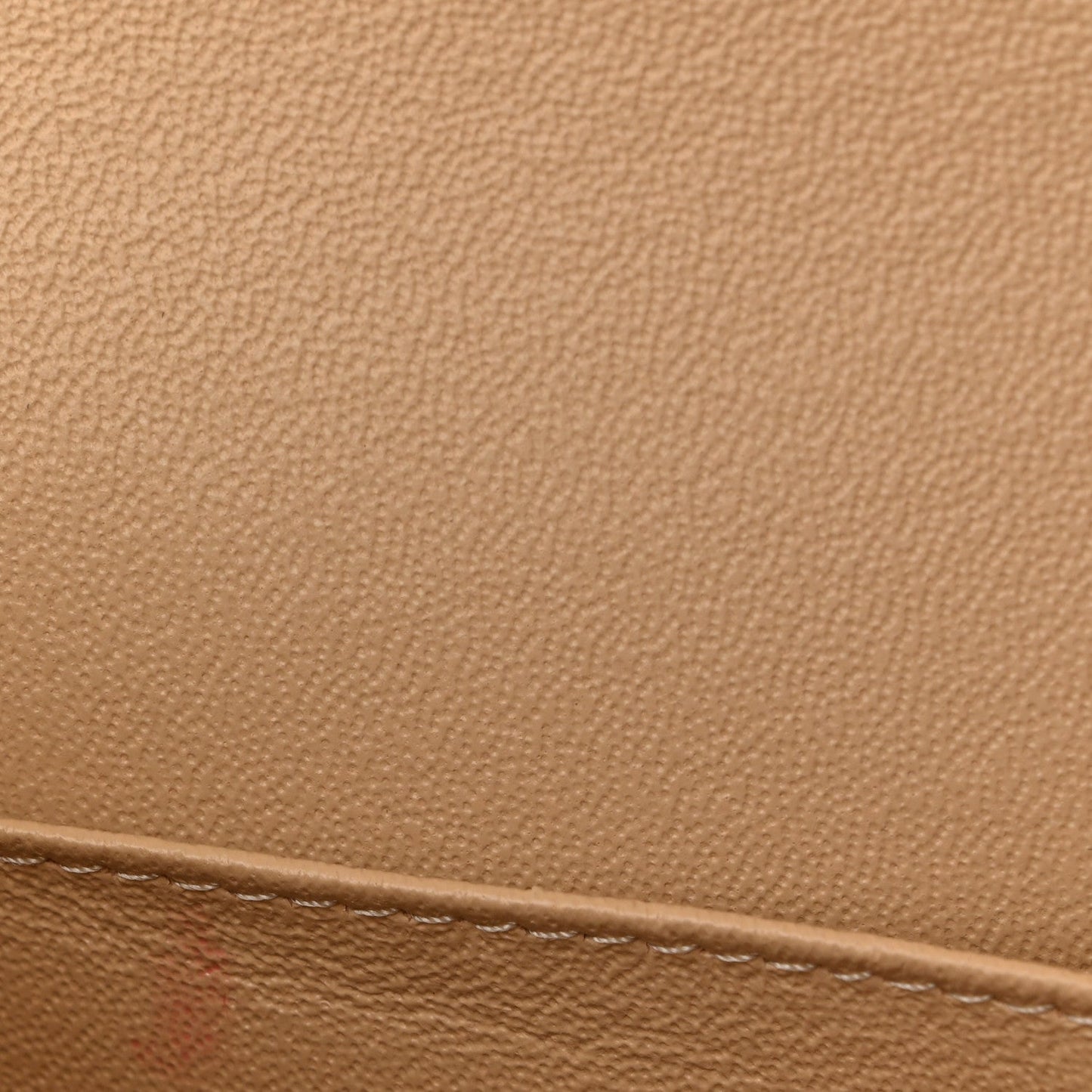 Lambskin Quilted Medium Double Flap Beige