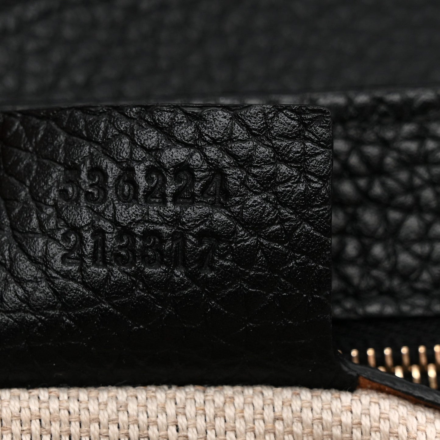 Pebbled Calfskin Medium Soho Flap Crossbody Black