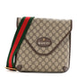GG Supreme Monogram Web Medium Neo Vintage Flap Messenger Bag Beige New Acero