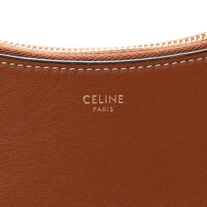 Smooth Calfskin Medium Strap Ava Shoulder Bag Tan