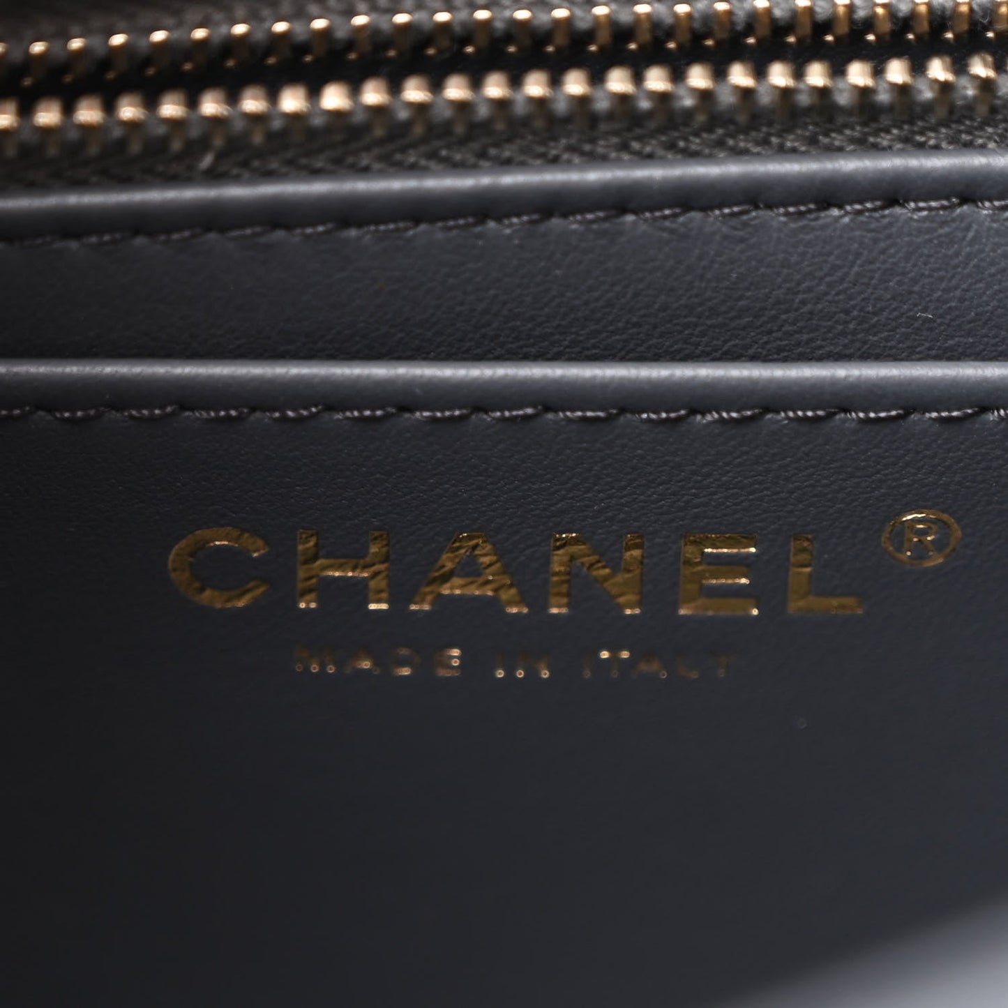 Lambskin Quilted Mini Pearl Crush Flap Dark Grey