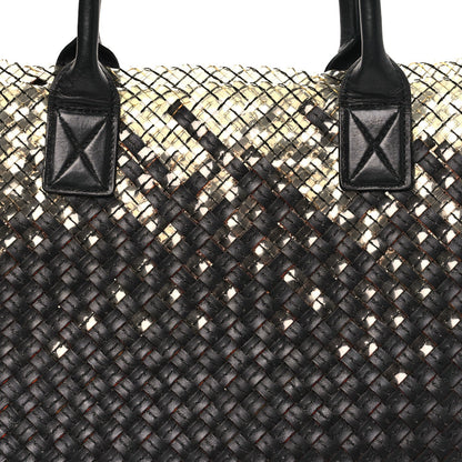 Nappa Intrecciato PVC Medium Cabat Black