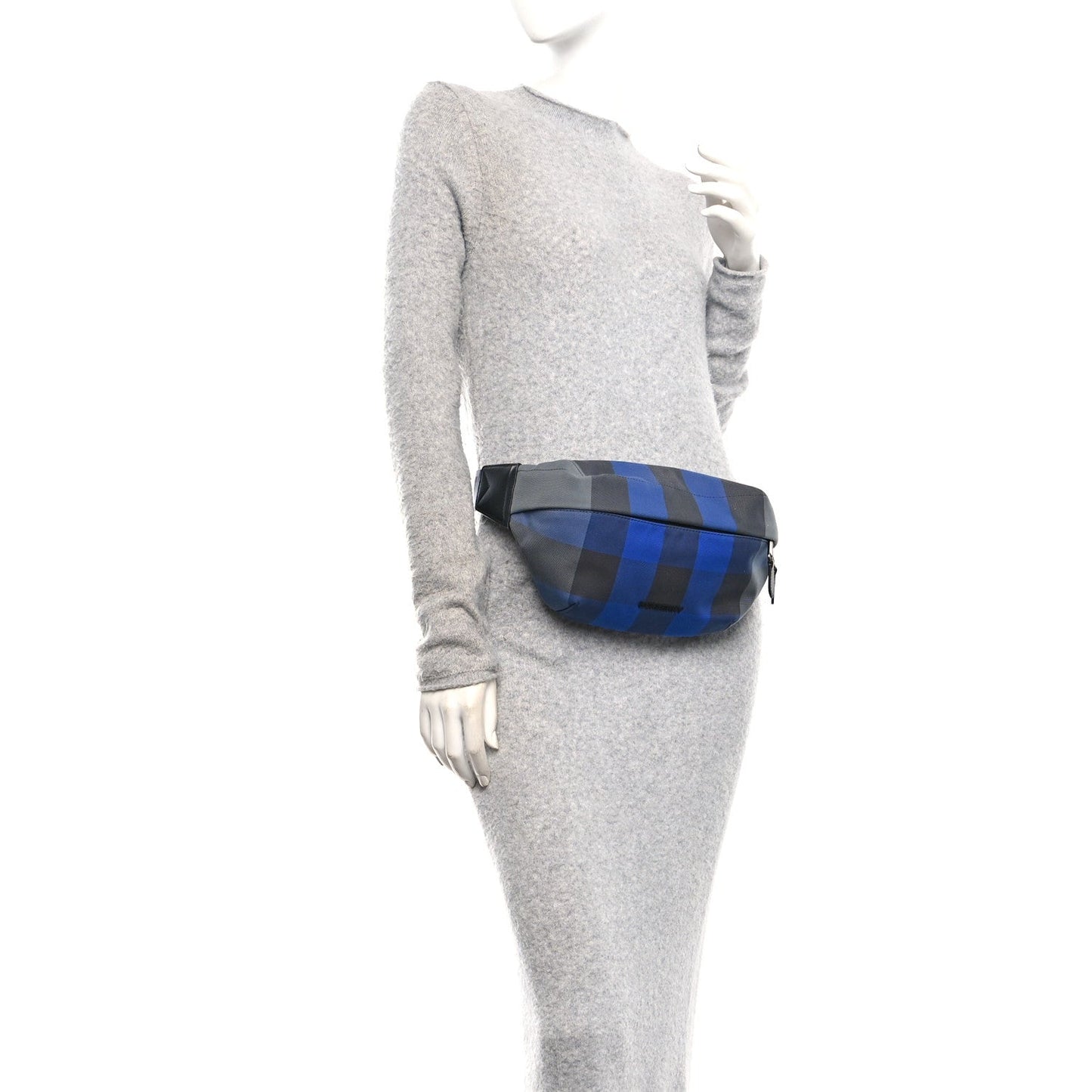 House Check Sonny Bum Bag  Oceanic Blue