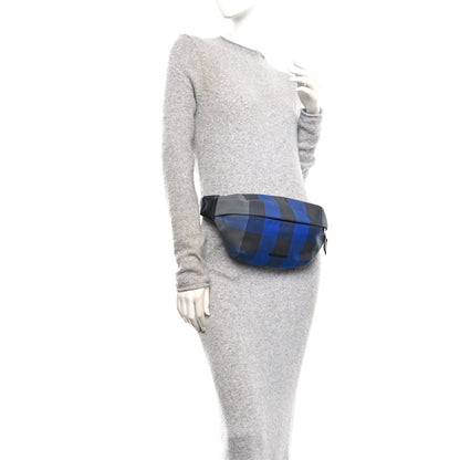 House Check Sonny Bum Bag  Oceanic Blue