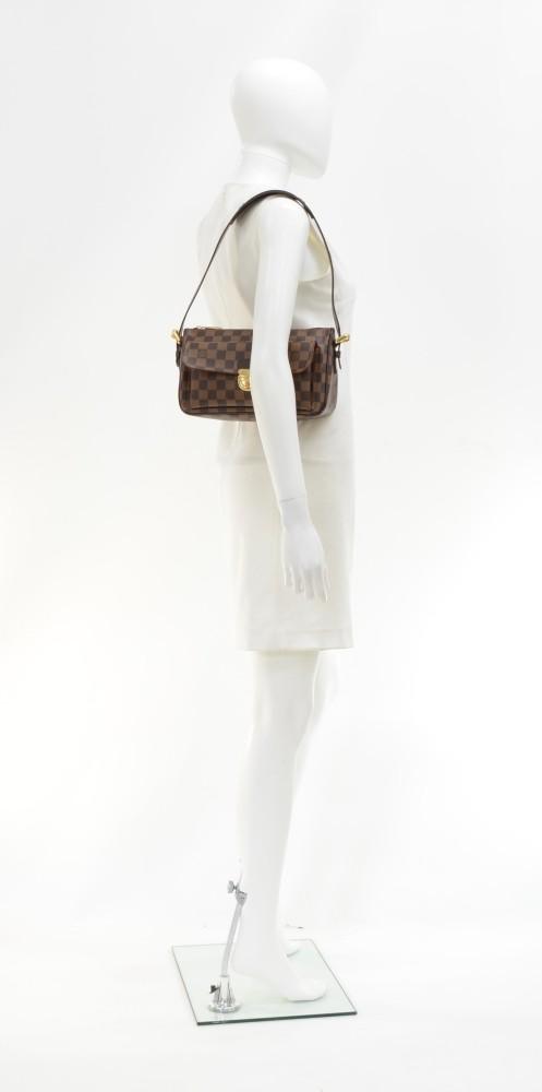 Louis Vuitto Ravello GM Damier Ebène Canvas Shoulder Bag