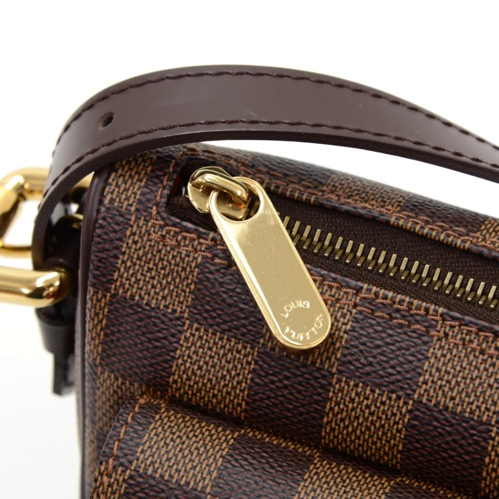Louis Vuitto Ravello GM Damier Ebène Canvas Shoulder Bag