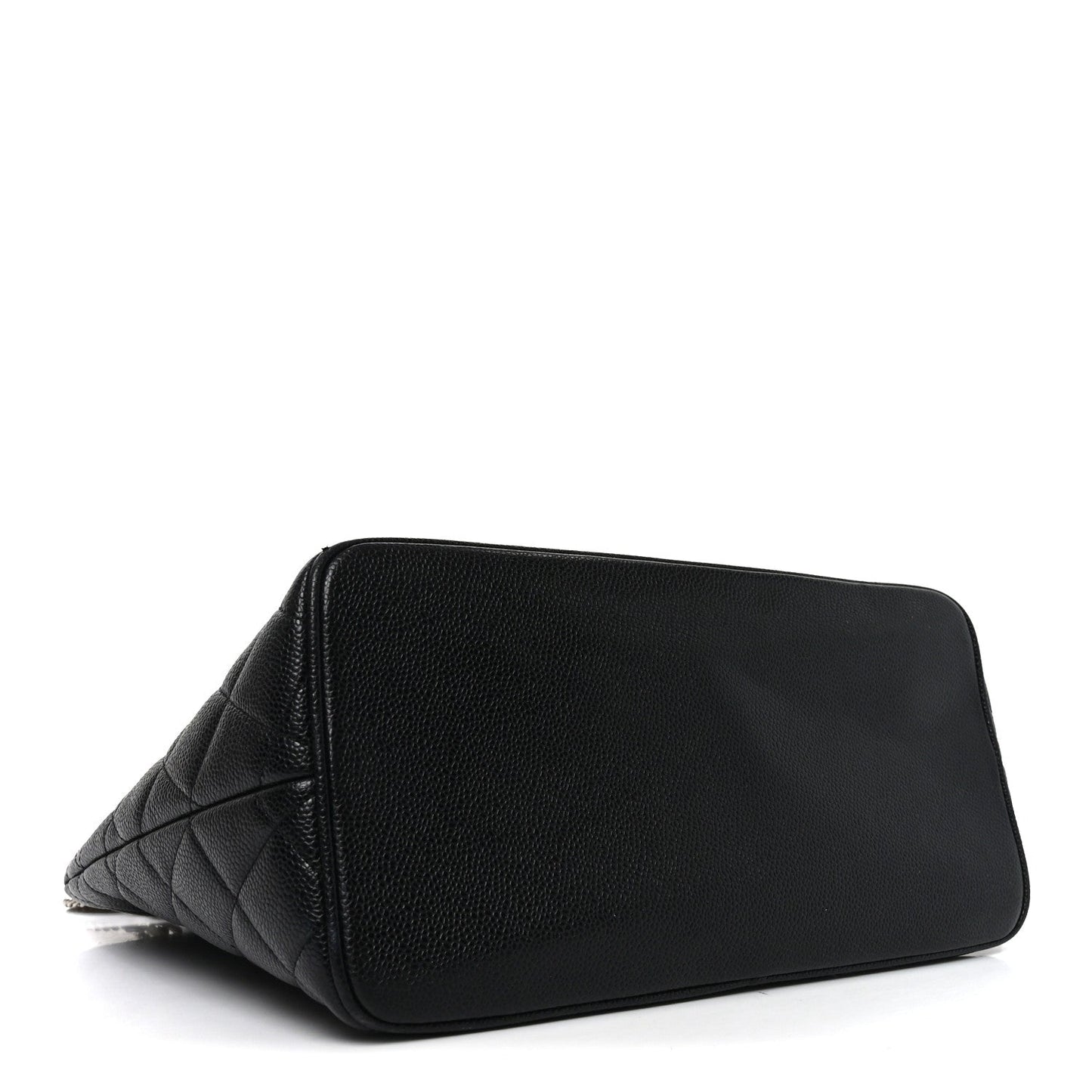 Caviar Quilted Medallion Tote Black