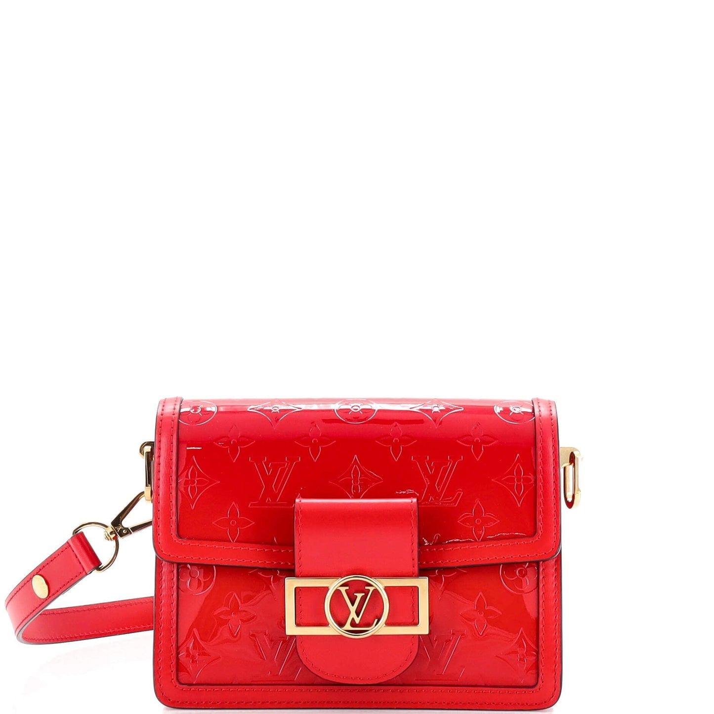 Louis Vuitton Dauphine Shoulder Bag Monogram Vernis Mini