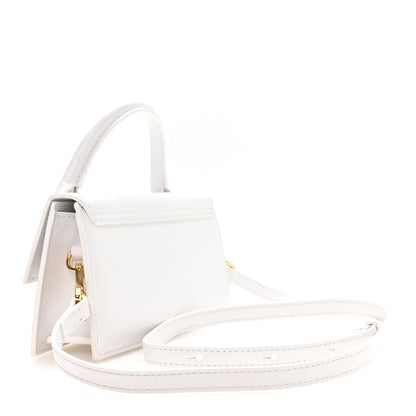 Smooth Calfskin Le Chiquito Long White