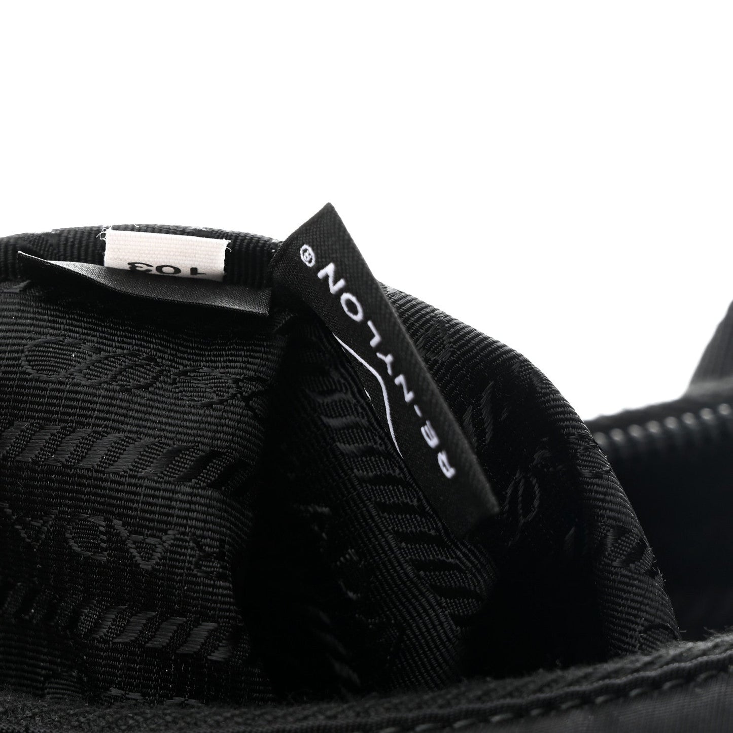 Tessuto Nylon Mini Re-Edition 2000 Bag Black